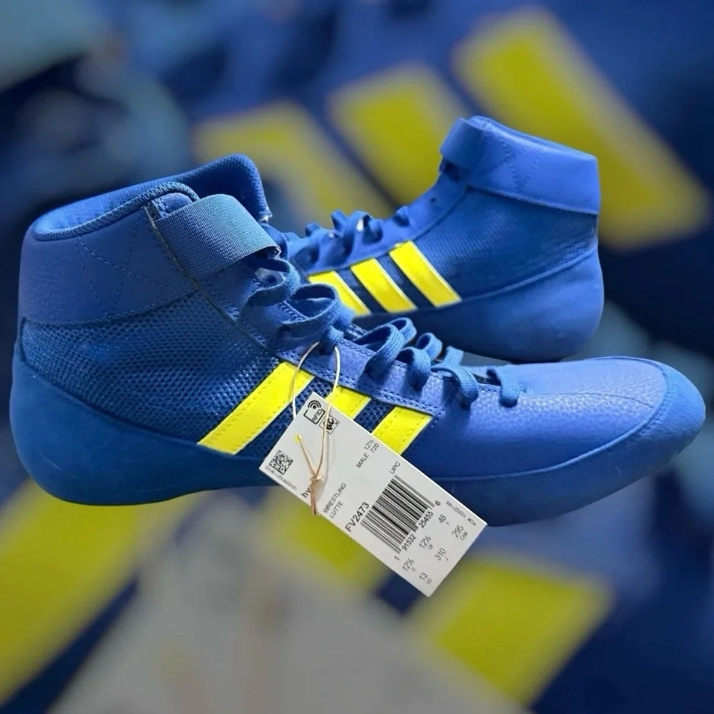 adidas HVC 2 Wrestling Mid Blue men's Size 13